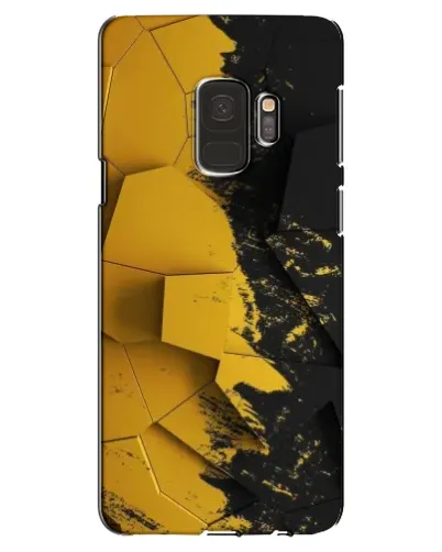 Чехол для Samsung Galaxy S9 (G960) с картинкой «Золотые осколки геометрии» Чехол для Samsung Galaxy S9 (G960) с картинкой «Золотые осколки геометрии»