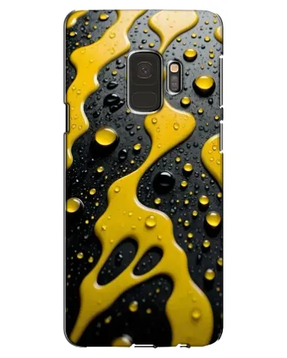 Чехол для Samsung Galaxy S9 (G960) с картинкой «Жидкое желтое золото» Чехол для Samsung Galaxy S9 (G960) с картинкой «Жидкое желтое золото»