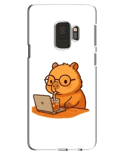 Чохол для Samsung Galaxy S9 (G960) з картинкою «Капібара з ноутбуком» Чохол для Samsung Galaxy S9 (G960) з картинкою «Капібара з ноутбуком»