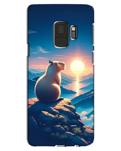 Чохол для Samsung Galaxy S9 (G960) з картинкою «Захід сонця з капібарою» Чохол для Samsung Galaxy S9 (G960) з картинкою «Захід сонця з капібарою»