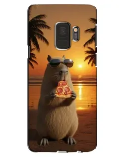 Чохол для Samsung Galaxy S9 (G960) з картинкою «Капібара з піцою» Чохол для Samsung Galaxy S9 (G960) з картинкою «Капібара з піцою»