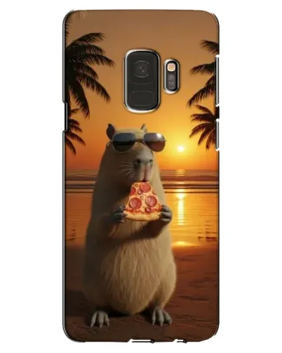 Чохол для Samsung Galaxy S9 (G960) з картинкою «Капібара з піцою» Чохол для Samsung Galaxy S9 (G960) з картинкою «Капібара з піцою»