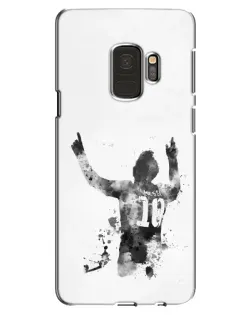 Чехол для Samsung Galaxy S9 (G960) с картинкой «Черно-белый силуэт Месси» Чехол для Samsung Galaxy S9 (G960) с картинкой «Черно-белый силуэт Месси»