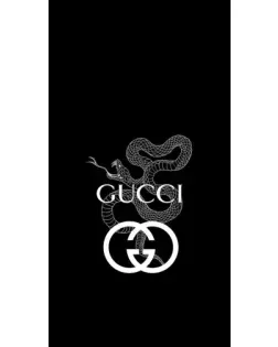 Чехол для Samsung с картинкой «Gucci — серебряная змея»