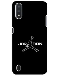 Чехол для Samsung Galaxy M01 Core (A013F) с картинкой «Nike Pink Swirl»