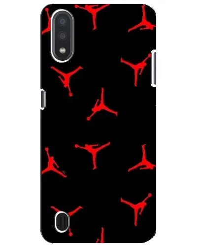 Чехол для Samsung Galaxy M01 Core (A013F) с картинкой «Jordan Red Pattern» Чехол для Samsung Galaxy M01 Core (A013F) с картинкой «Jordan Red Pattern»