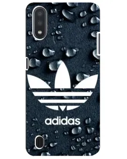 Чехол для Samsung Galaxy M01 Core (A013F) с картинкой «Adidas Trefoil Blue»