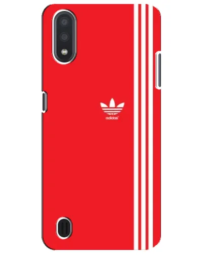 Чехол для Samsung Galaxy M01 Core (A013F) с картинкой «Красный минимализм Adidas» Чехол для Samsung Galaxy M01 Core (A013F) с картинкой «Красный минимализм Adidas»