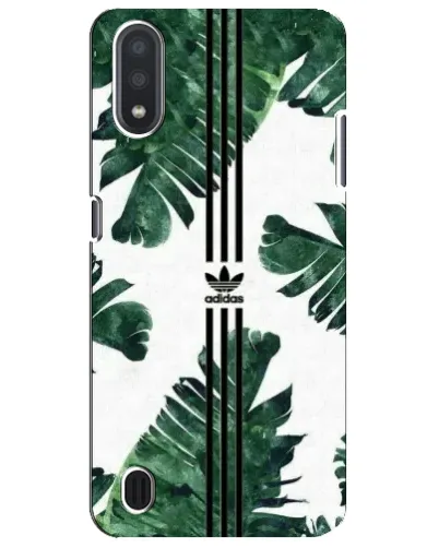 Чехол для Samsung Galaxy M01 Core (A013F) с картинкой «Пальмовые листья адидас» Чехол для Samsung Galaxy M01 Core (A013F) с картинкой «Пальмовые листья адидас»