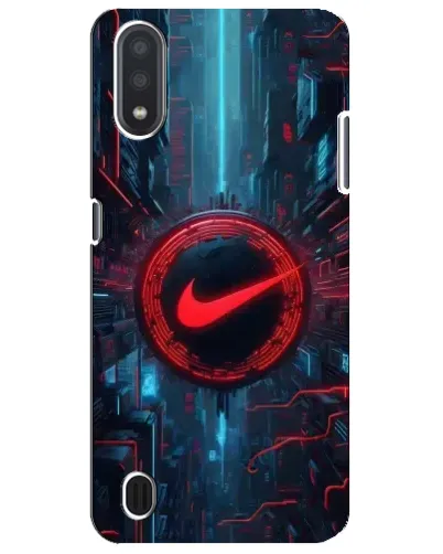 Чехол для Samsung Galaxy M01 Core (A013F) с картинкой «Техногенный стиль Nike» Чехол для Samsung Galaxy M01 Core (A013F) с картинкой «Техногенный стиль Nike»