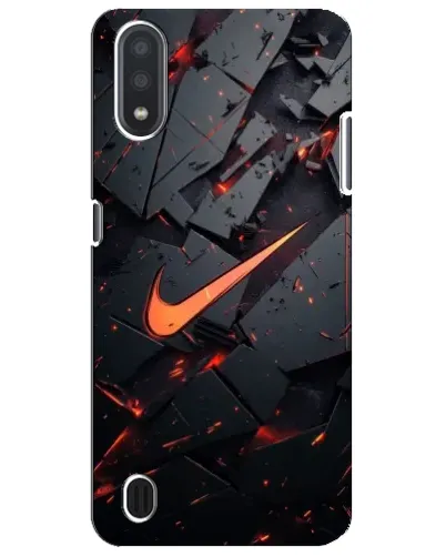 Чехол для Samsung Galaxy M01 Core (A013F) с картинкой «Nike — эффект разломов» Чехол для Samsung Galaxy M01 Core (A013F) с картинкой «Nike — эффект разломов»