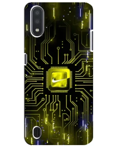 Чехол для Samsung Galaxy M01 Core (A013F) с картинкой «Nike — золотая искра» Чехол для Samsung Galaxy M01 Core (A013F) с картинкой «Nike — золотая искра»