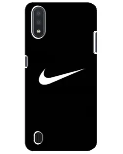 Чехол для Samsung Galaxy M01 Core (A013F) с картинкой «Минималистический Найк»