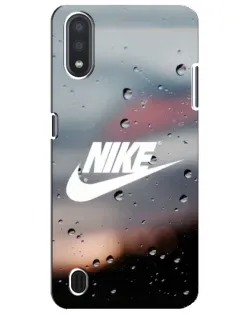 Чехол для Samsung Galaxy M01 Core (A013F) с картинкой «Nike в стиле ретро»