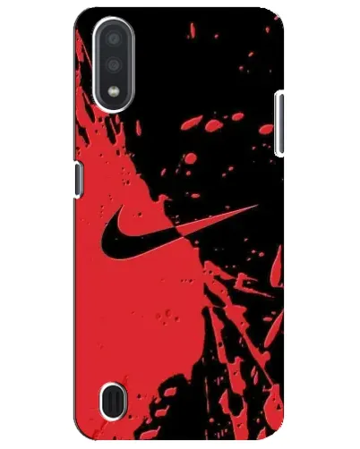 Чехол для Samsung Galaxy M01 Core (A013F) с картинкой «Красные брызги Nike» Чехол для Samsung Galaxy M01 Core (A013F) с картинкой «Красные брызги Nike»