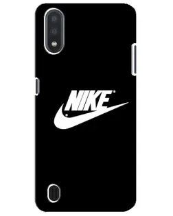 Чехол для Samsung Galaxy M01 Core (A013F) с картинкой «Мазки краски Nike»