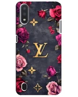 Чехол для Samsung Galaxy M01 Core (A013F) с картинкой «Цветочный Louis Vuitton»