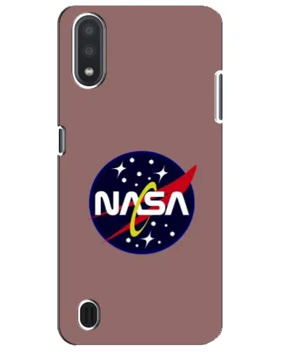 Чехол для Samsung Galaxy M01 Core (A013F) с картинкой «NASA — ретро космос»