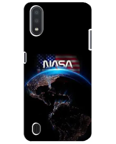 Чехол для Samsung Galaxy M01 Core (A013F) с картинкой «Земля из космоса NASA»