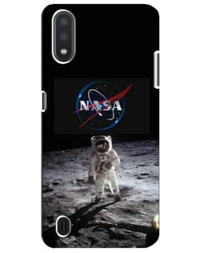 Чехол для Samsung Galaxy M01 Core (A013F) с картинкой «Астронавт на Луне»
