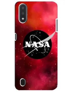 Чехол для Samsung Galaxy M01 Core (A013F) с картинкой «NASA — красная туманность»