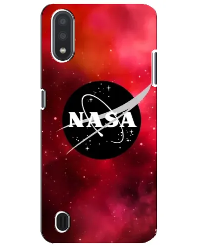 Чехол для Samsung Galaxy M01 Core (A013F) с картинкой «NASA — красная туманность»