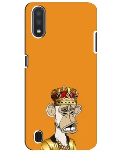 Чехол для Samsung Galaxy M01 Core (A013F) с картинкой «Золотая обезьяна Bored Ape»