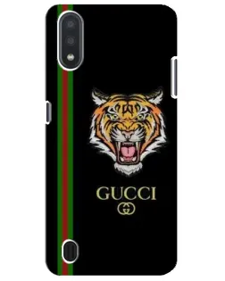 Чехол для Samsung Galaxy M01 Core (A013F) с картинкой «Тигр Gucci»