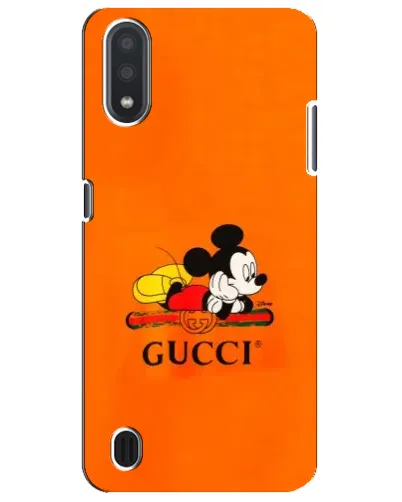 Чехол для Samsung Galaxy M01 Core (A013F) с картинкой «Микки Маус Gucci — оранж» Чехол для Samsung Galaxy M01 Core (A013F) с картинкой «Микки Маус Gucci — оранж»