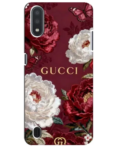 Чехол для Samsung Galaxy M01 Core (A013F) с картинкой «Gucci — бордовые розы» Чехол для Samsung Galaxy M01 Core (A013F) с картинкой «Gucci — бордовые розы»