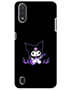 Чехол для Samsung Galaxy M01 Core (A013F) с картинкой «Электрическая Kuromi»