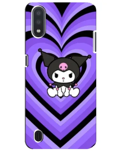 Чехол для Samsung Galaxy M01 Core (A013F) с картинкой «Kuromi и фиолетовые сердца» Чехол для Samsung Galaxy M01 Core (A013F) с картинкой «Kuromi и фиолетовые сердца»