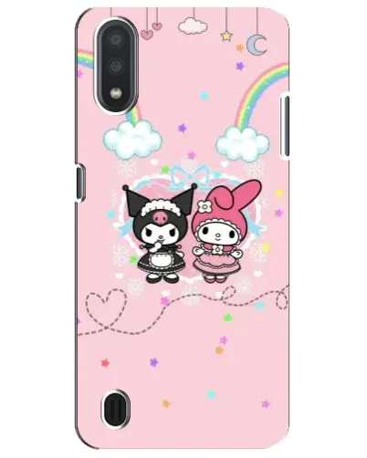 Чехол для Samsung Galaxy M01 Core (A013F) с картинкой «My Melody и Kuromi» Чехол для Samsung Galaxy M01 Core (A013F) с картинкой «My Melody и Kuromi»