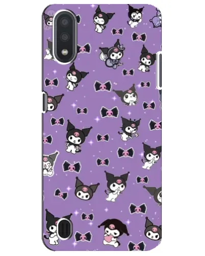 Чехол для Samsung Galaxy M01 Core (A013F) с картинкой «Kuromi — паттерн» Чехол для Samsung Galaxy M01 Core (A013F) с картинкой «Kuromi — паттерн»