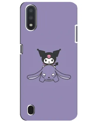 Чехол для Samsung Galaxy M01 Core (A013F) с картинкой «Kuromi на лиловом фоне» Чехол для Samsung Galaxy M01 Core (A013F) с картинкой «Kuromi на лиловом фоне»