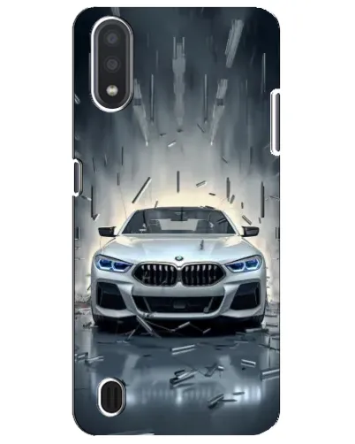 Чехол для Samsung Galaxy M01 Core (A013F) с картинкой «BMW в свете фар»