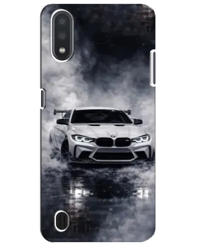 Чехол для Samsung Galaxy M01 Core (A013F) с картинкой «BMW сквозь туман»