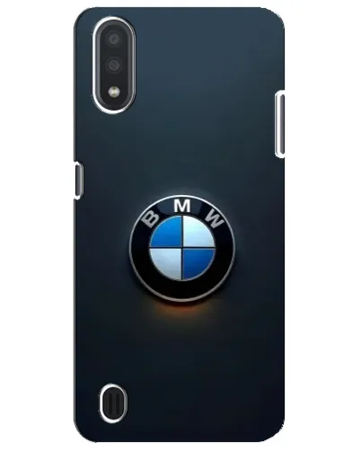 Чехол для Samsung Galaxy M01 Core (A013F) с картинкой «Логотип BMW — минимализм»