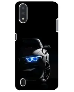 Чехол для Samsung Galaxy M01 Core (A013F) с картинкой «BMW — ночной взгляд»