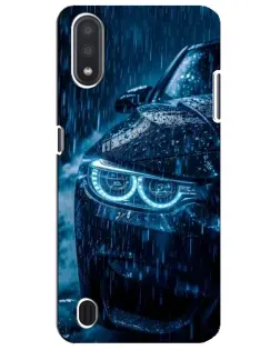 Чехол для Samsung Galaxy M01 Core (A013F) с картинкой «BMW под дождем»