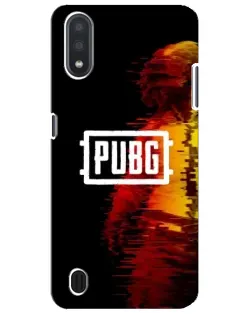 Чехол для Samsung Galaxy M01 Core (A013F) с картинкой «Яркий логотип PUBG»