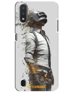 Чехол для Samsung Galaxy M01 Core (A013F) с картинкой «PUBG — боец в пыли»