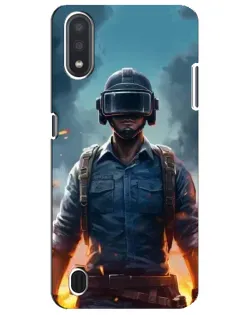 Чехол для Samsung Galaxy M01 Core (A013F) с картинкой «PUBG — реалистичный герой»