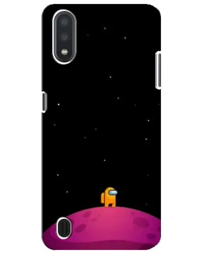 Чехол для Samsung Galaxy M01 Core (A013F) с картинкой «Одинокий герой на планете»