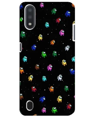 Чехол для Samsung Galaxy M01 Core (A013F) с картинкой «Экипаж Among Us»