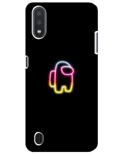 Чехол для Samsung Galaxy M01 Core (A013F) с картинкой «Among Us градиент»