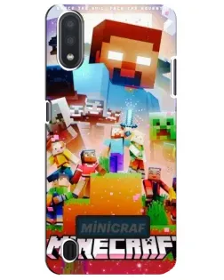 Чехол для Samsung Galaxy M01 Core (A013F) с картинкой «Minecraft герои игры» Чехол для Samsung Galaxy M01 Core (A013F) с картинкой «Minecraft герои игры»