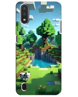Чехол для Samsung Galaxy M01 Core (A013F) с картинкой «Minecraft летний день» Чехол для Samsung Galaxy M01 Core (A013F) с картинкой «Minecraft летний день»