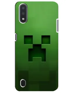 Чехол для Samsung Galaxy M01 Core (A013F) с картинкой «Крипер микро-дизайн» Чехол для Samsung Galaxy M01 Core (A013F) с картинкой «Крипер микро-дизайн»