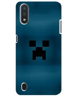 Чехол для Samsung Galaxy M01 Core (A013F) с картинкой «Крипер текстура» Чехол для Samsung Galaxy M01 Core (A013F) с картинкой «Крипер текстура»